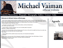 Tablet Screenshot of michaelvaiman.com